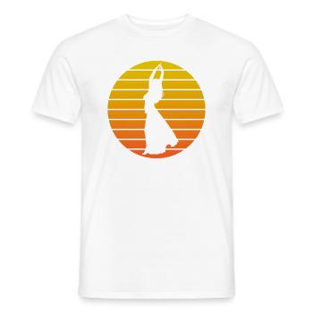 Elegant belly dancer - Men's T-Shirt - white - Front - AI Model Male 178 dark (178cm)