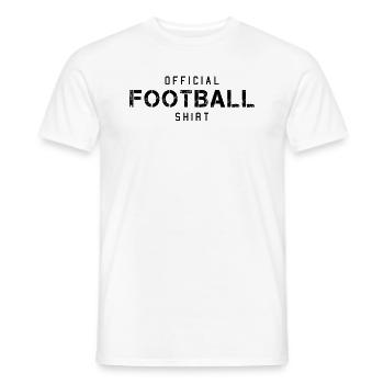 Maillot officiel de football américain - T-shirt homme - blanc - Devant - AI Model Male 178 dark (178cm)