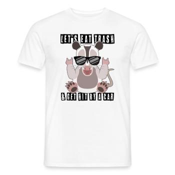 Siegreiches Opossum Coolness Faktor - Männer T-Shirt - Weiß - Vorne - AI Model Male 178 dark (178cm)