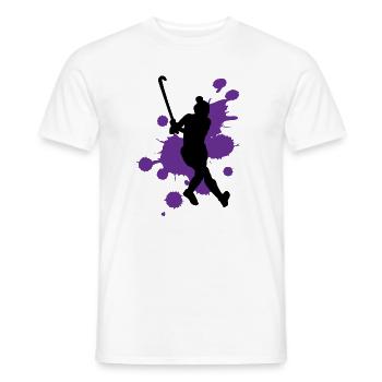 Kreative Farbspritzer Kunstexplosion - Männer T-Shirt - Weiß - Vorne - AI Model Male 178 dark (178cm)