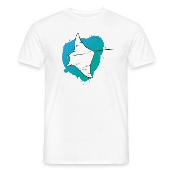 Rochen im Riff Ozeanischer Geist Geschenk - Männer T-Shirt - Weiß - Vorne - AI Model Male 178 dark (178cm)