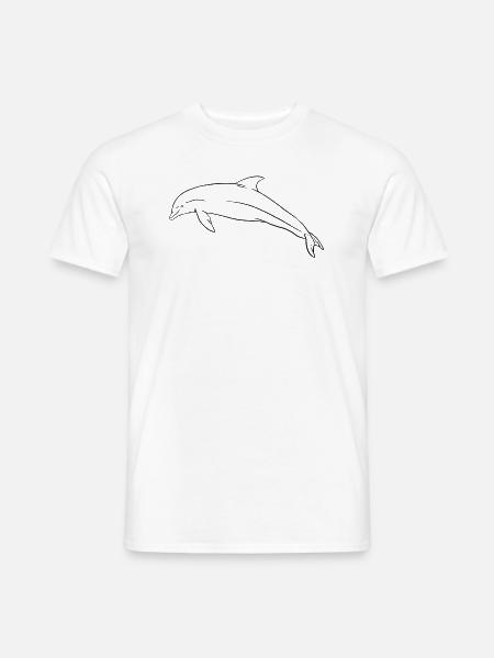 Unterwasserwelt Ozean Meerestiere Geschenk - Männer T-Shirt - Weiß