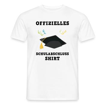 Schulabschluss Meilenstein Feier Doktorhut - Männer T-Shirt - Weiß - Vorne - AI Model Male 178 dark (178cm)