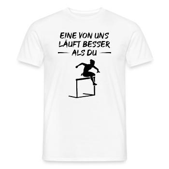 Coureur rapide - Défi - T-shirt homme - blanc - Devant - AI Model Male 178 dark (178cm)