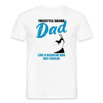 Freestyle-Papa - Männer T-Shirt - Weiß - Vorne - AI Model Male 178 dark (178cm)