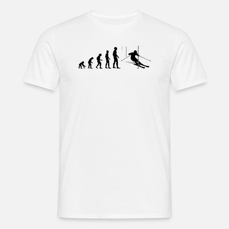 Slope Evolution Gift - Men's T-Shirt - white