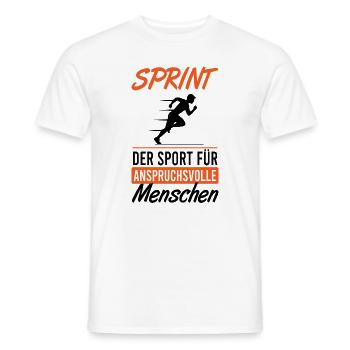 Sprinter Elite Sport d’Endurance - T-shirt homme - blanc - Devant - AI Model Male 178 dark (178cm)