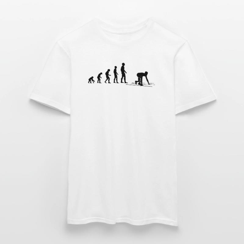 Sprint Evolution Läufer Geschenk Männer T-Shirt