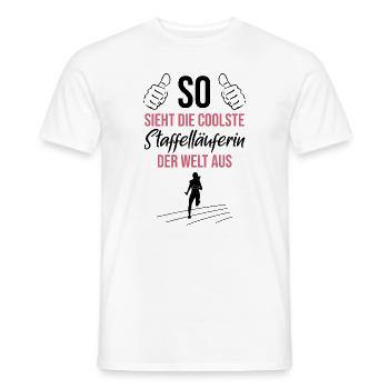 Meilleur coureur du monde - Cool et imbattable - T-shirt homme - blanc - Devant - AI Model Male 178 dark (178cm)