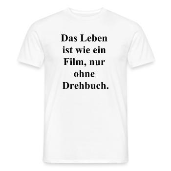Leçons de vie - T-shirt homme - blanc - Devant - AI Model Male 178 dark (178cm)