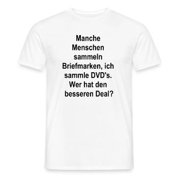 Movie Madness - Men's T-Shirt - white - Front - AI Model Male 178 dark (178cm)