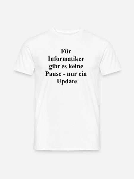 Geschenk für IT-Profis - Männer T-Shirt - Weiß