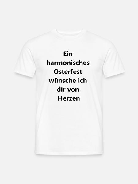 Persönliches Osterpräsent - Männer T-Shirt - Weiß