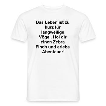Cadeau d’accompagnement - T-shirt homme - blanc - Devant - AI Model Male 178 dark (178cm)