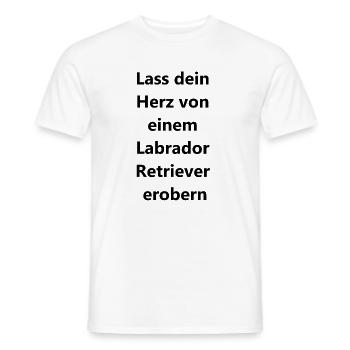 Proof of love for dog lovers - Men's T-Shirt - white - Front - AI Model Male 178 dark (178cm)