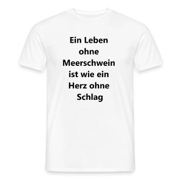 Favorite Human Guinea Pig Gift - Men's T-Shirt - white - Front - AI Model Male 178 dark (178cm)