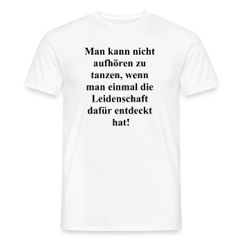 Dance Love Gift - Men's T-Shirt - white - Front - AI Model Male 178 dark (178cm)