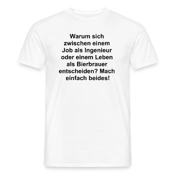 Ingenieurs-Geschenk - Männer T-Shirt - Weiß - Vorne - AI Model Male 178 dark (178cm)