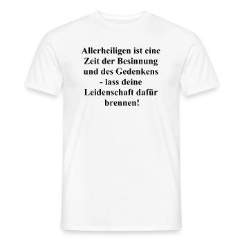 Don pour l’éternité - T-shirt homme - blanc - Devant - AI Model Male 178 dark (178cm)