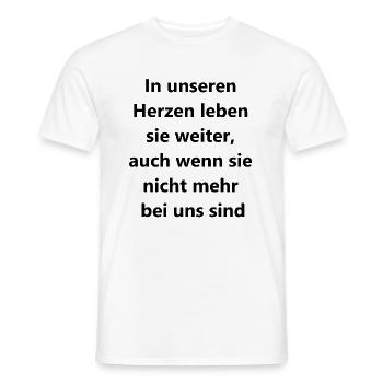 Unforgettable Memory Gift - Men's T-Shirt - white - Front - AI Model Male 178 dark (178cm)