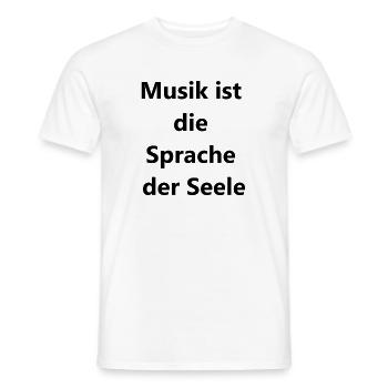 Cadeau mélomane - T-shirt homme - blanc - Devant - AI Model Male 178 dark (178cm)