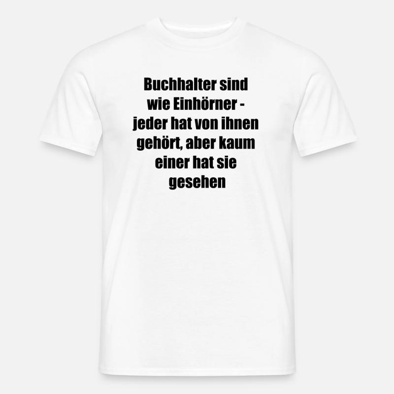 Legende unter den Buchhaltern Geschenk - Männer T-Shirt - Weiß