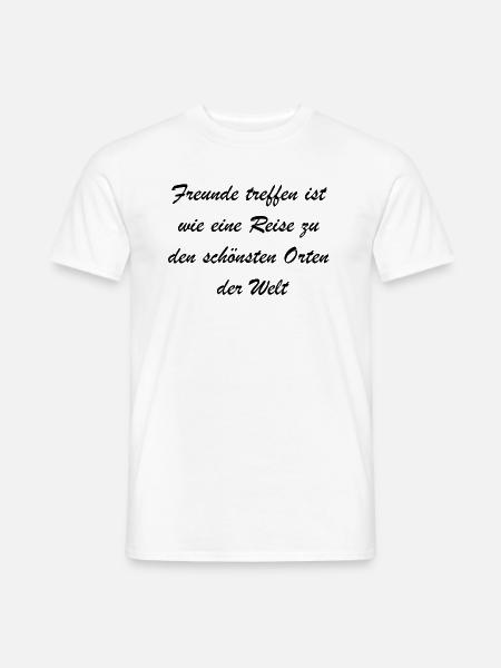 Weltreise der Freundschaft - Männer T-Shirt - Weiß