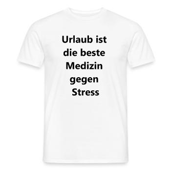 Summer Vacation Gift - Men's T-Shirt - white - Front - AI Model Male 178 dark (178cm)