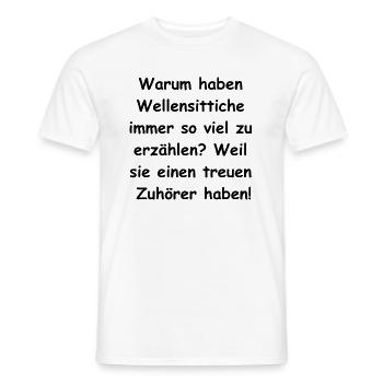 Der perfekte Geschenk-Begleiter - Männer T-Shirt - Weiß - Vorne - AI Model Male 178 dark (178cm)