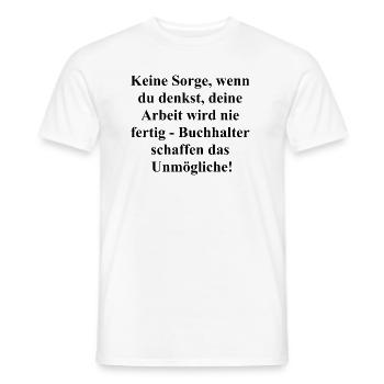 Create the impossible Gift - Men's T-Shirt - white - Front - AI Model Male 178 dark (178cm)
