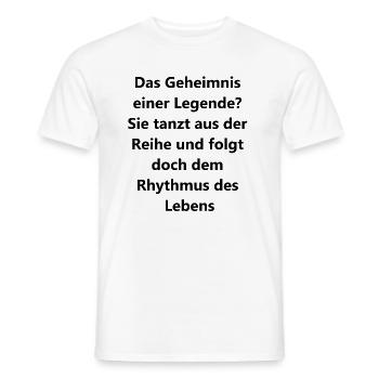 Legendary Dance Gift - Men's T-Shirt - white - Front - AI Model Male 178 dark (178cm)