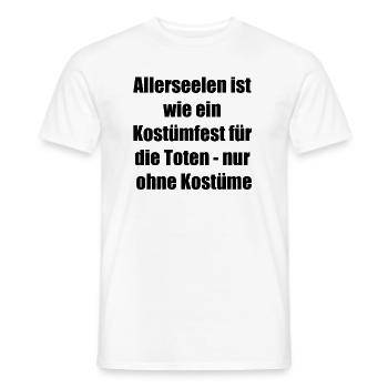 Originelles Geschenk zum Gedenken - Männer T-Shirt - Weiß - Vorne - AI Model Male 178 dark (178cm)