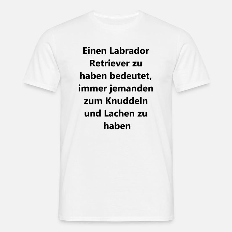 Geschenkidee Labrador - Männer T-Shirt - Weiß