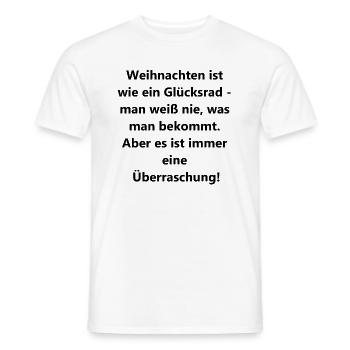 Lustiges Geschenkset - Männer T-Shirt - Weiß - Vorne - AI Model Male 178 dark (178cm)
