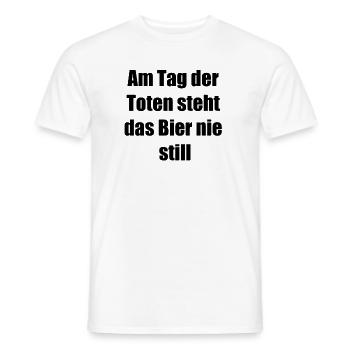 Allerseelen Geschenk - Männer T-Shirt - Weiß - Vorne - AI Model Male 178 dark (178cm)