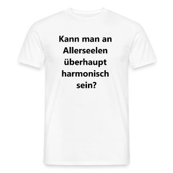 Fragiles Geschenk für Allerseelen - Männer T-Shirt - Weiß - Vorne - AI Model Male 178 dark (178cm)