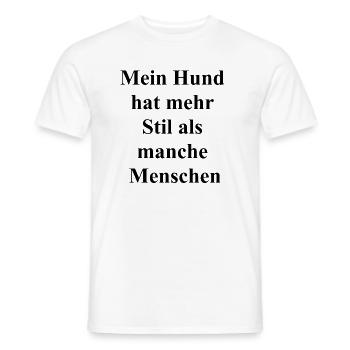 Personalisiertes Geschenk - Männer T-Shirt - Weiß - Vorne - AI Model Male 178 dark (178cm)
