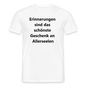Allerseelen-Geschenk - Männer T-Shirt - Weiß - Vorne - AI Model Male 178 dark (178cm)