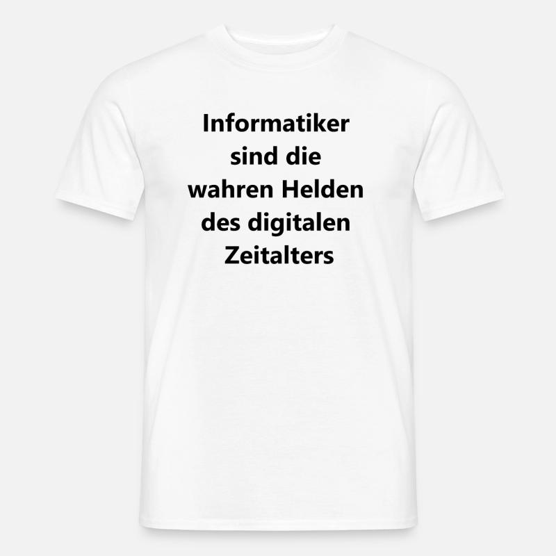Superheld Geschenk - Männer T-Shirt - Weiß