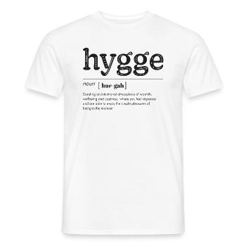 Hygge - Männer T-Shirt - Weiß - Vorne - AI Model Male 178 dark (178cm)