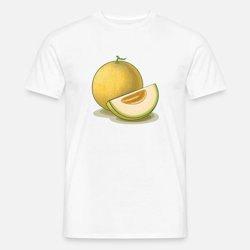Honigmelone - Männer T-Shirt - Weiß