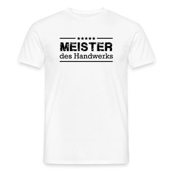 Meister des Handwerks - Männer T-Shirt - Weiß - Vorne - AI Model Male 178 dark (178cm)