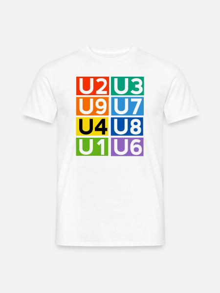 Berlin Ubahn - Men's T-Shirt - white