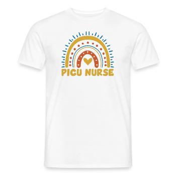Paediatric intensive care nurse - Men's T-Shirt - white - Front - AI Model Male 178 dark (178cm)