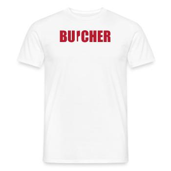 Lustige Metzger Dad Cleaver Messer - Männer T-Shirt - Weiß - Vorne - AI Model Male 178 dark (178cm)