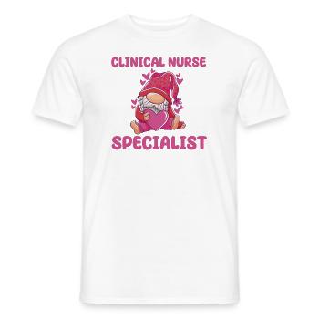Cute Clinical Nurse - Men's T-Shirt - white - Front - AI Model Male 178 dark (178cm)