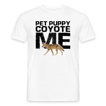 Conception de coyote pour les réacteurs de coyote - T-shirt homme - blanc - Devant - AI Model Male 178 dark (178cm)
