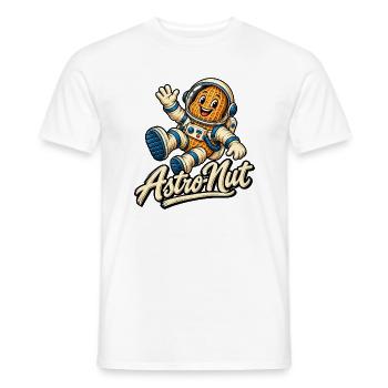 Astro-Nut - Männer T-Shirt - Weiß - Vorne - AI Model Male 178 dark (178cm)