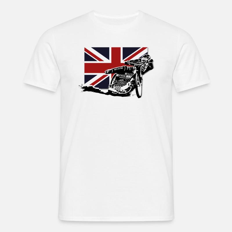 Speedway - Union Jack - Men's T-Shirt - white