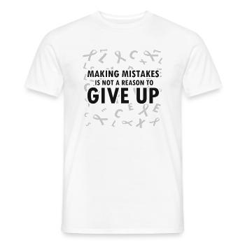 Enseignants de sensibilisation à la dyslexie et de dyslexie - T-shirt homme - blanc - Devant - AI Model Male 178 dark (178cm)